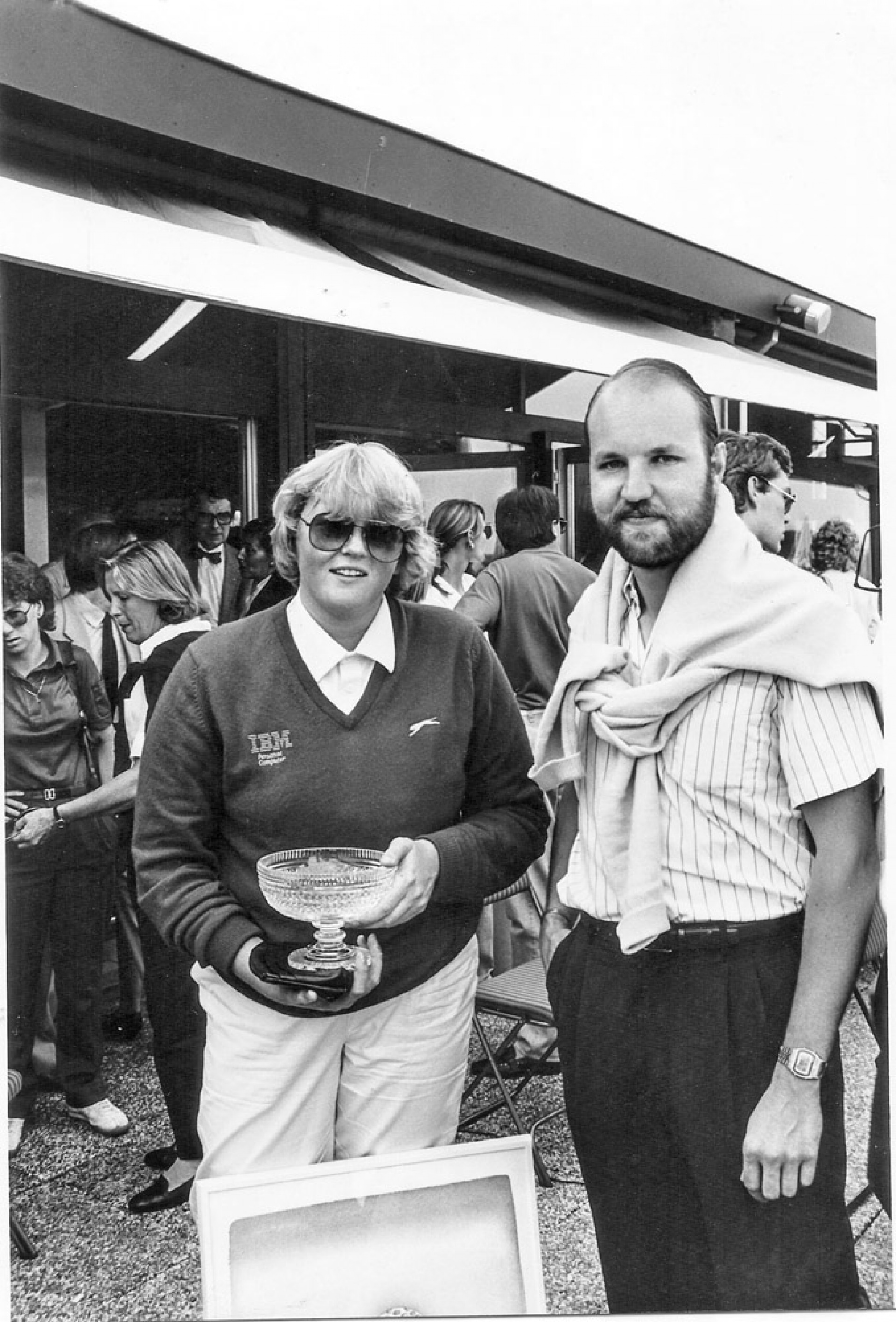 Laura Davies et son caddie
